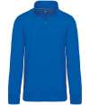 KB487 K487 Kariban Zip Neck Sweatshirt light royal blue colour image